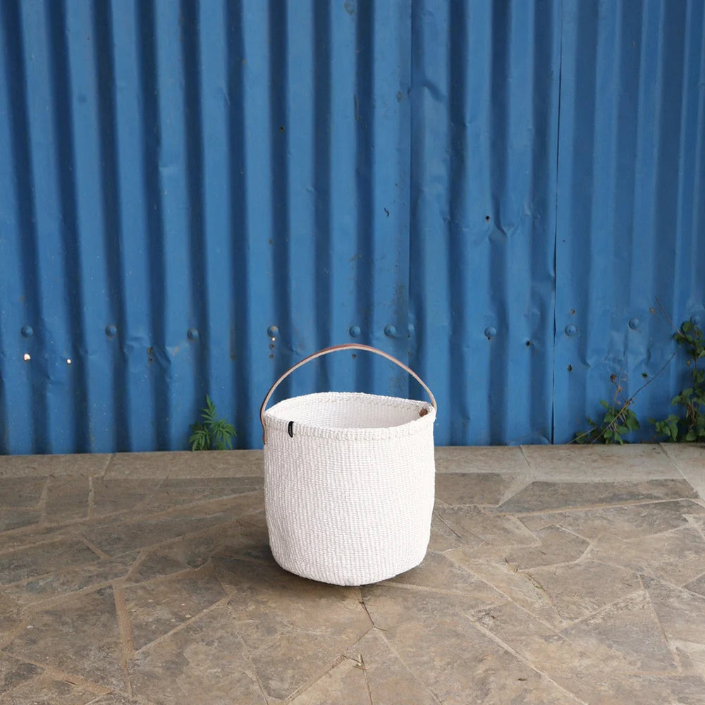 Kiondo basket | White with handle S