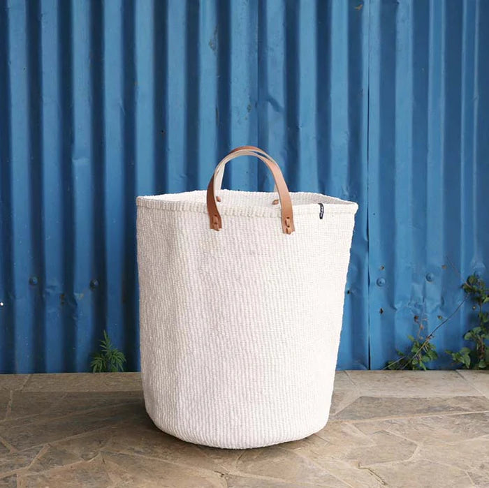 Kiondo market basket | White L