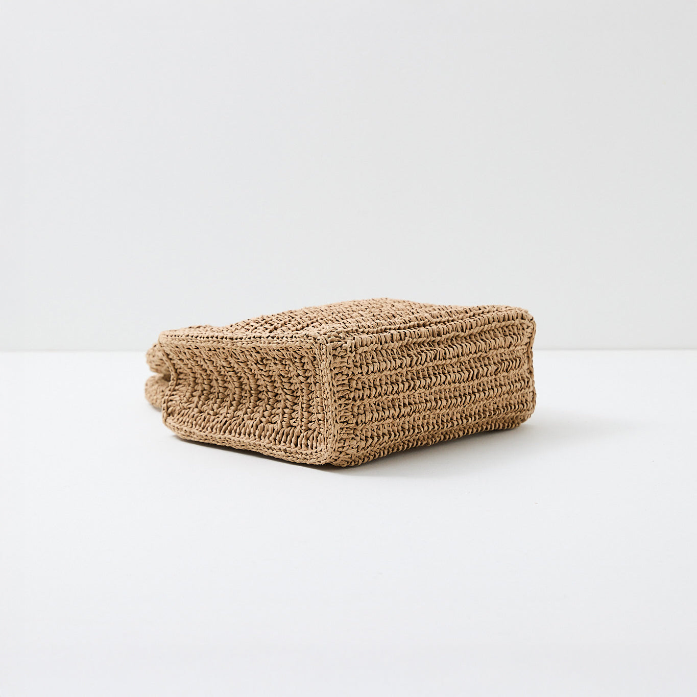 Crocheted bag | brown S