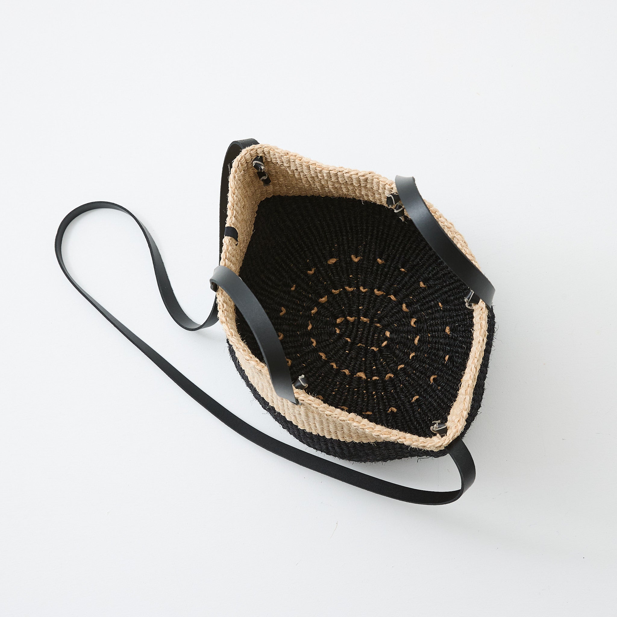 Majani shopper basket | Duo black S