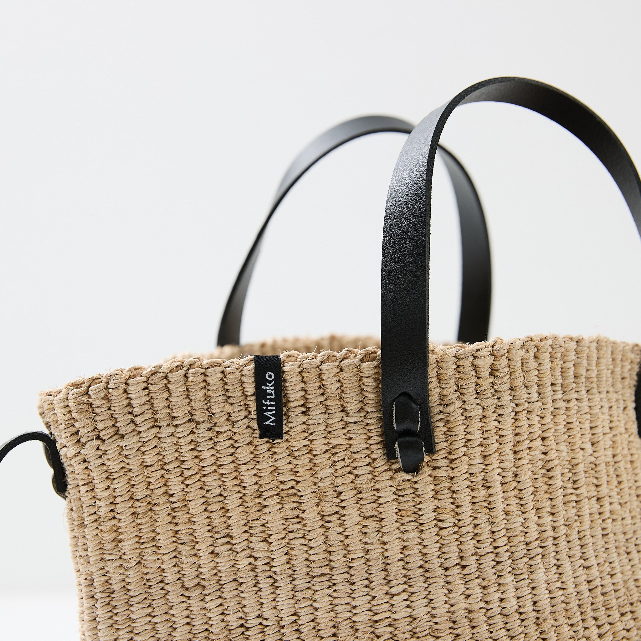 Majani shopper basket | Duo black S