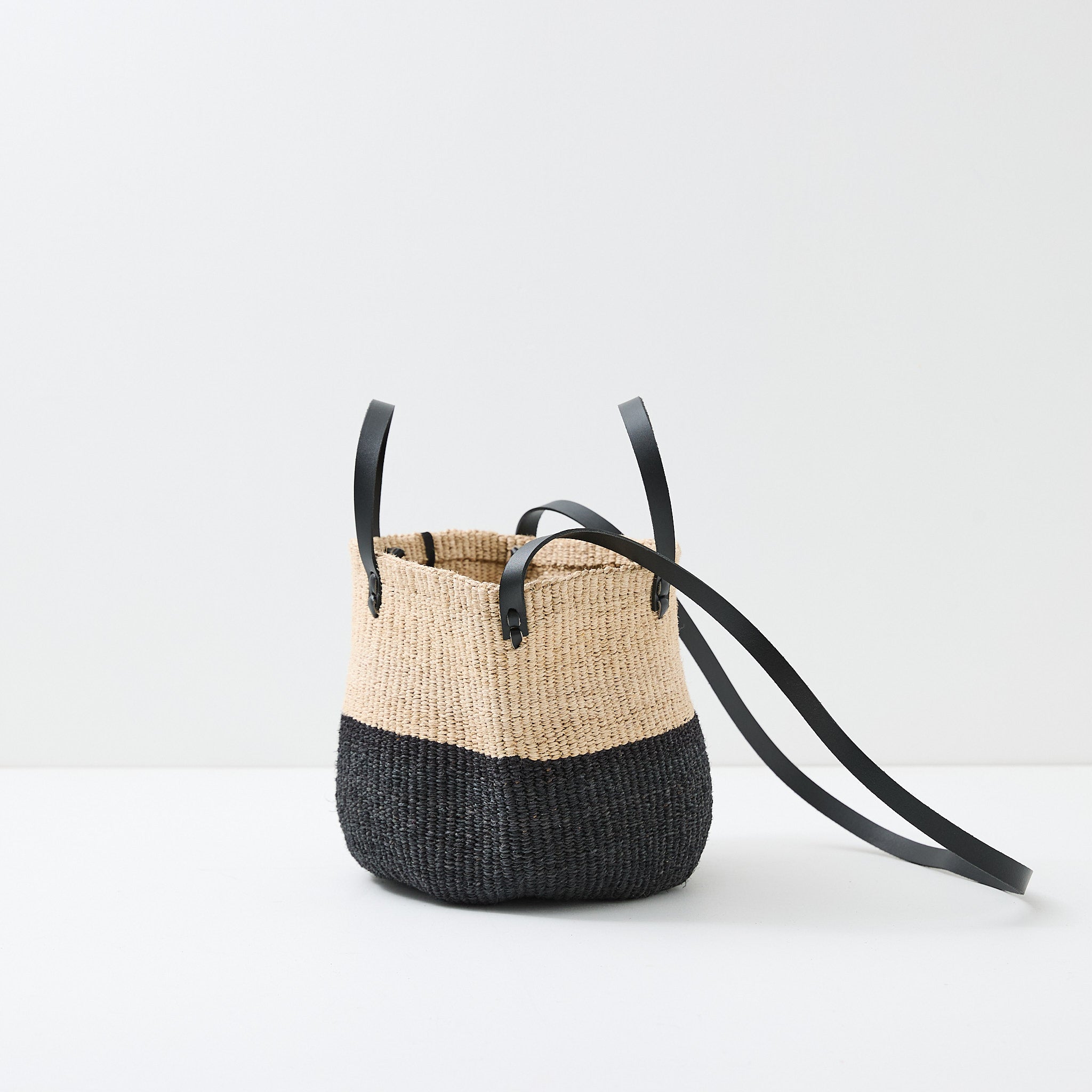 Majani shopper basket | Duo black S