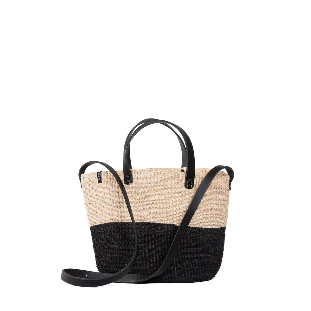 Majani shopper basket | Duo black S