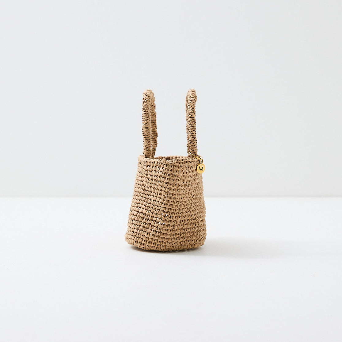 Kiondo shopper basket | Crocheted brown XXS