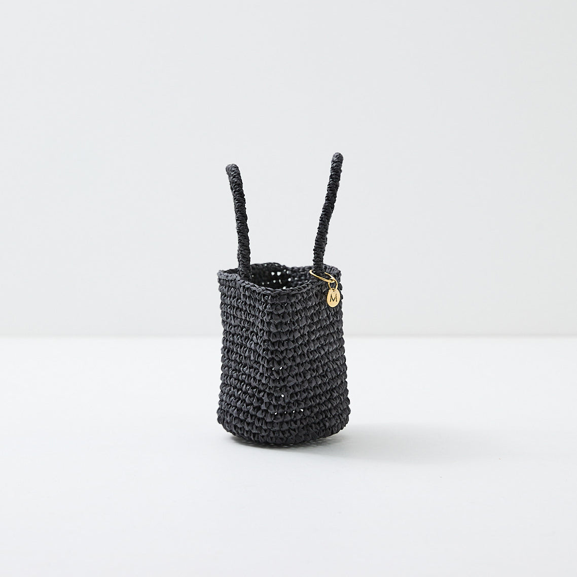 Kiondo shopper basket | Crocheted black XXS