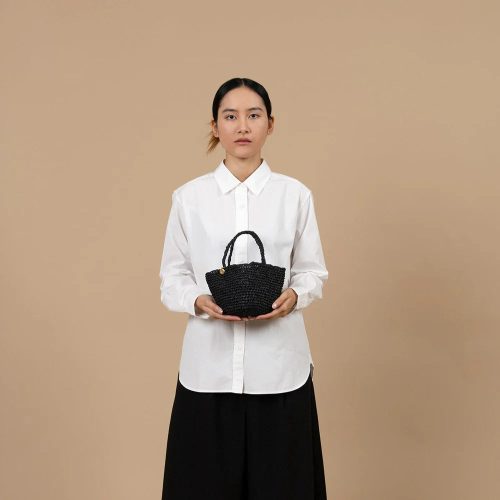 Kiondo shopper basket | Crocheted black XXS