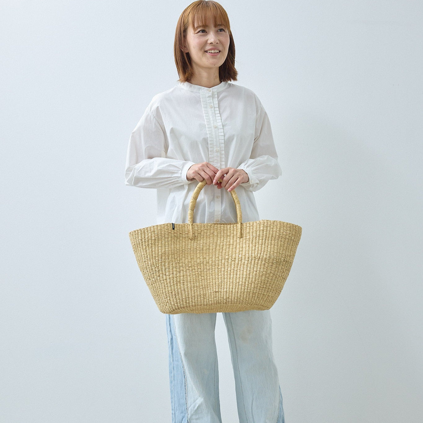Bolga market basket | Natural M