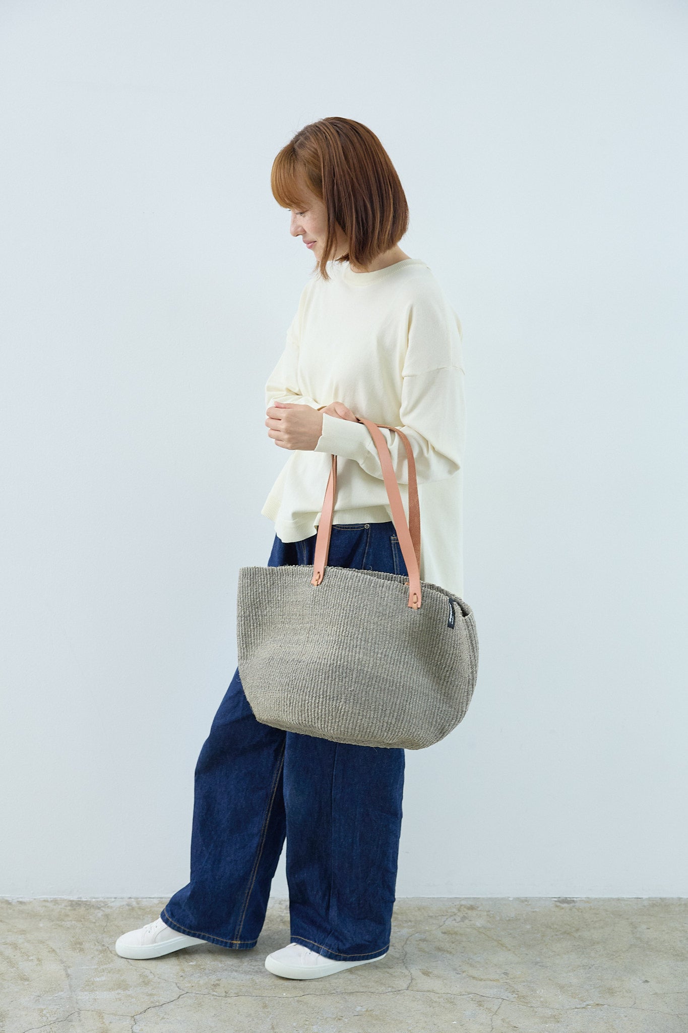 Kiondo shopper basket | Light grey M