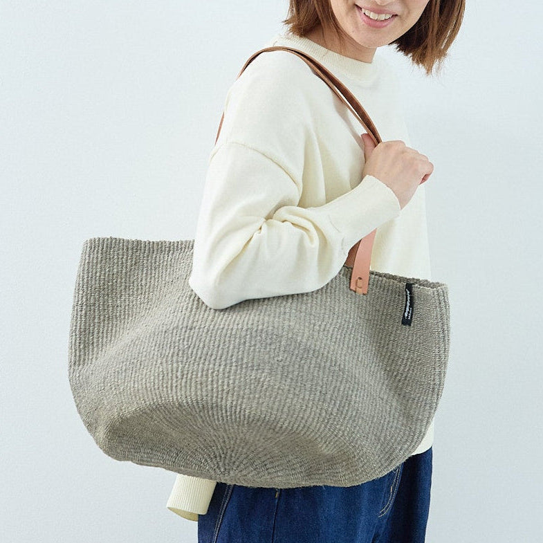 【Kiondo】トートバッグ ライトグレーM