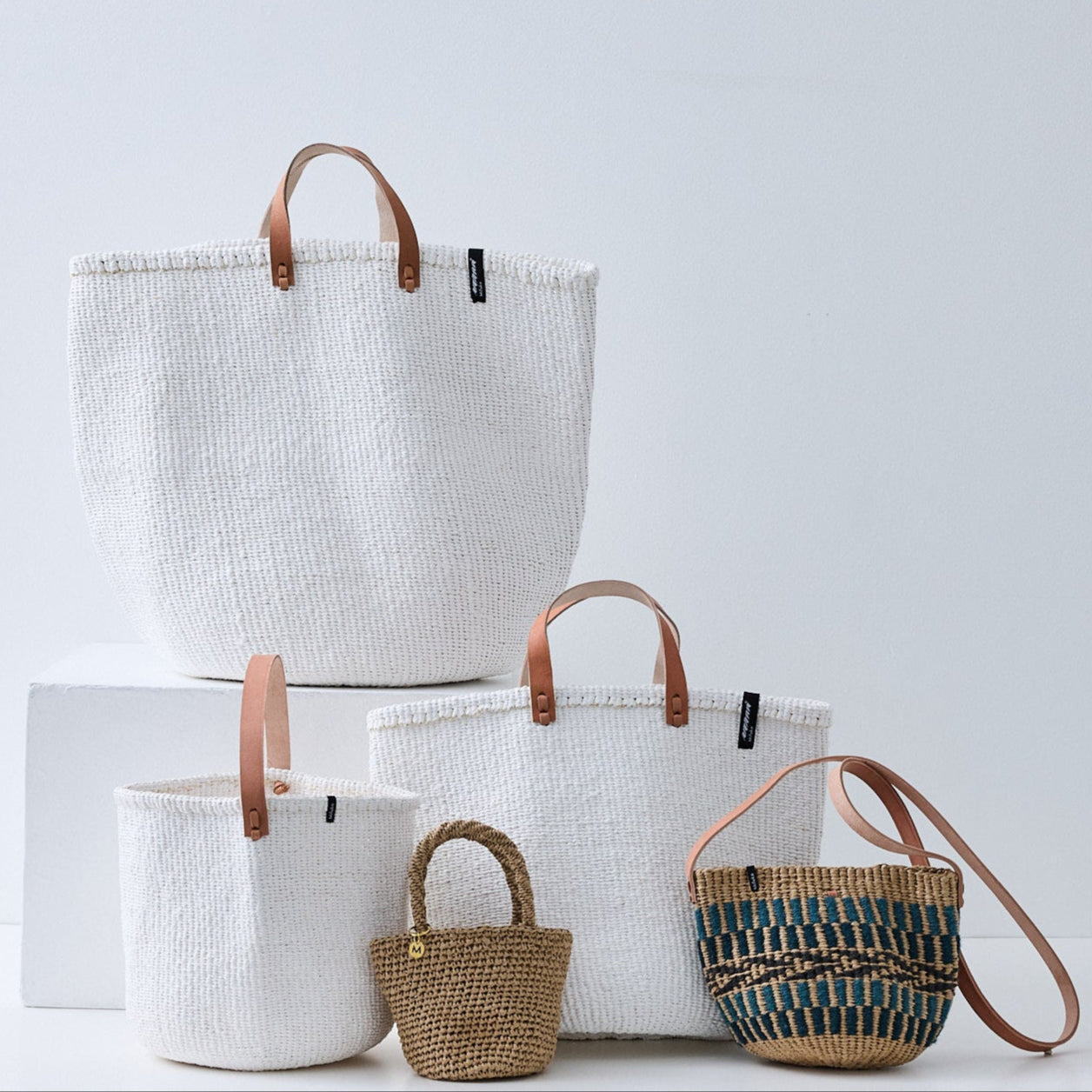 Kiondo shopper basket | White M