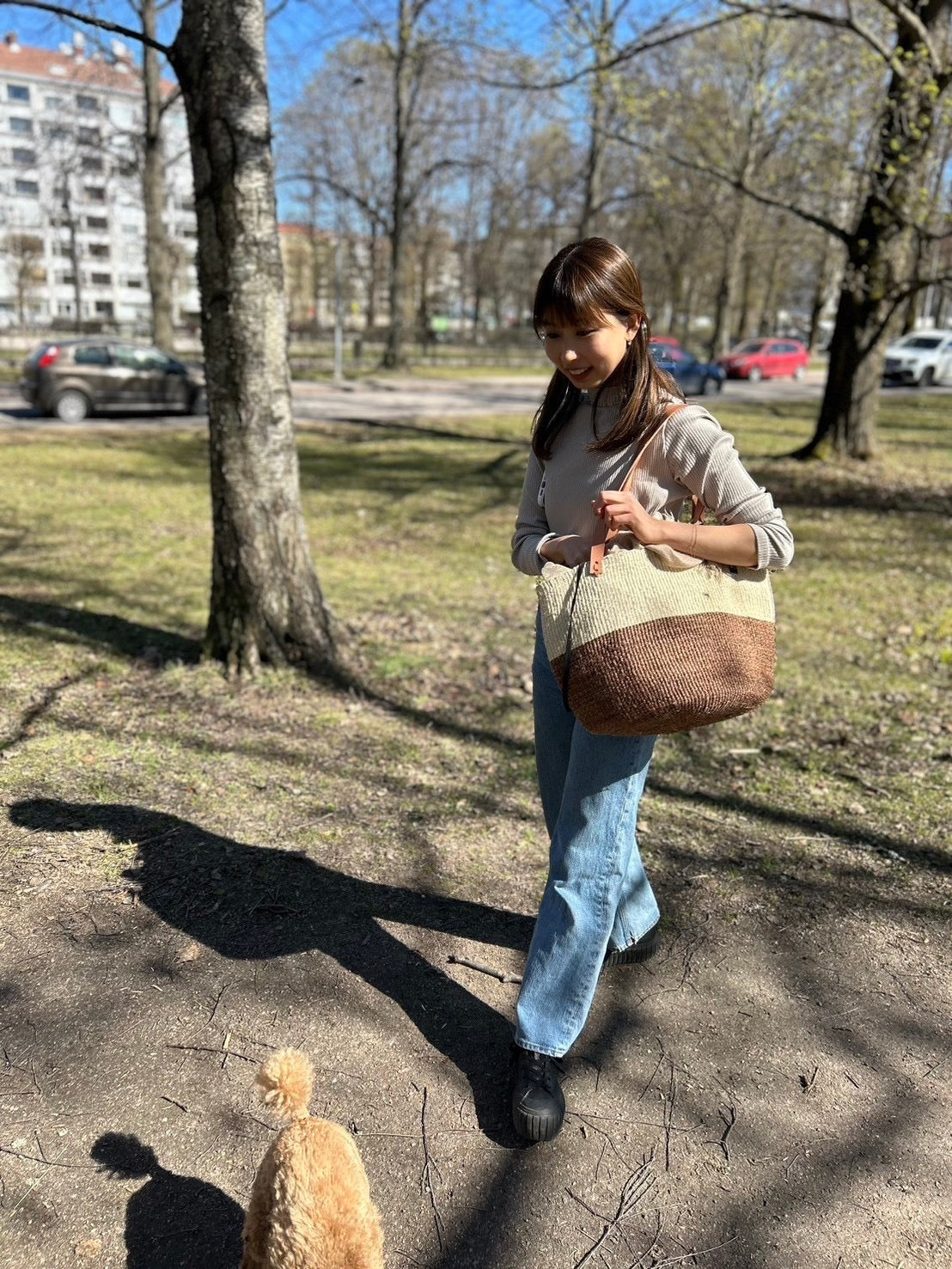 Kiondo shopper basket | dark brown M