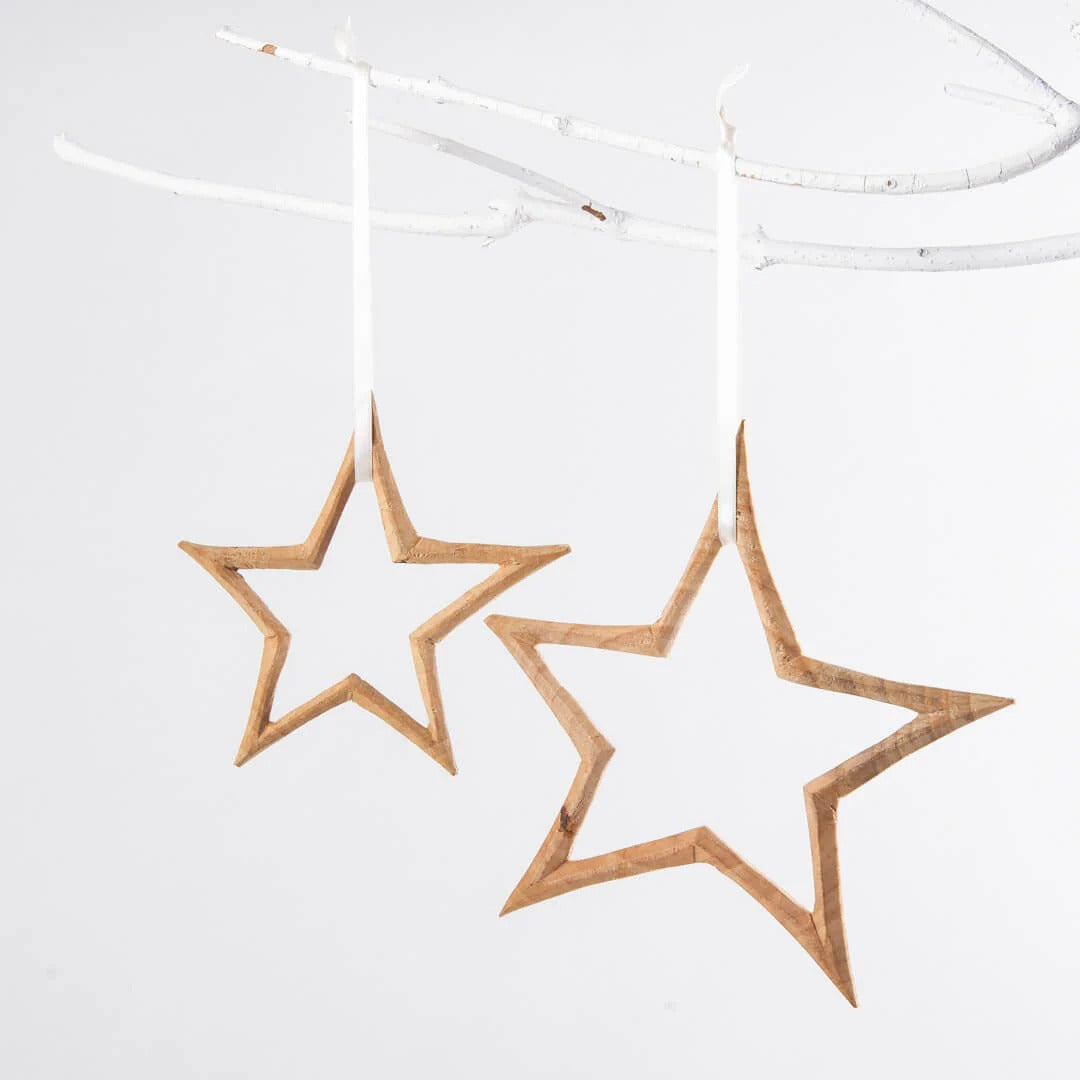 Wooden ornament | Star XS・S
