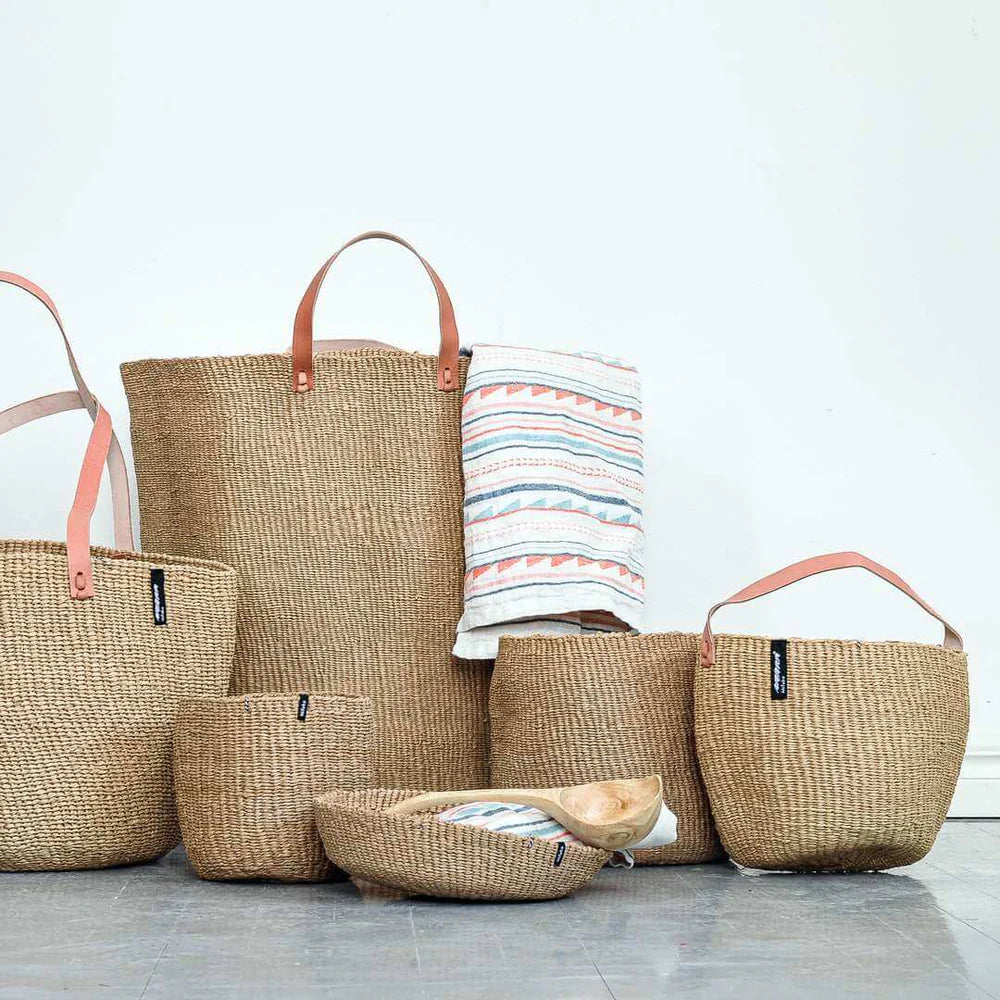 Kiondo basket | Brown with handle S