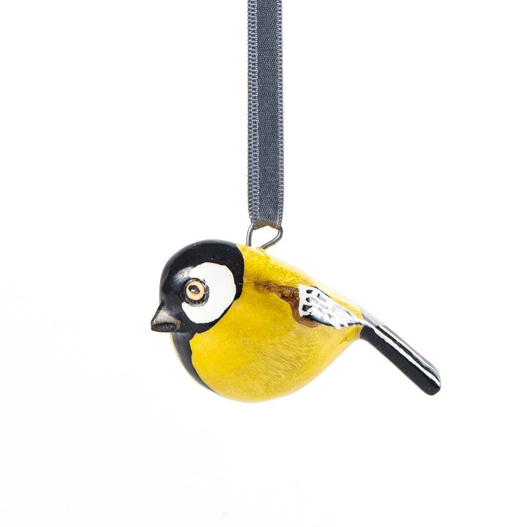 Wooden ornament | Great tit(シジュウカラ)