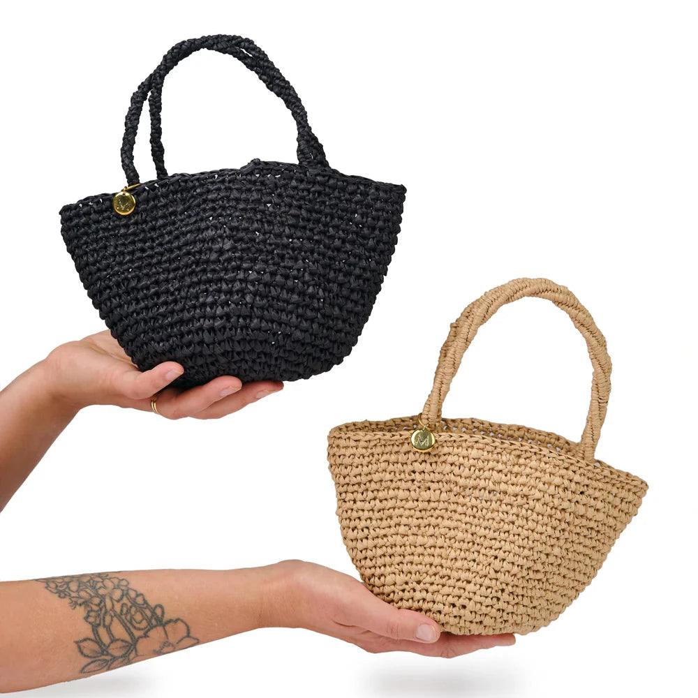 Kiondo shopper basket | Crocheted black XXS