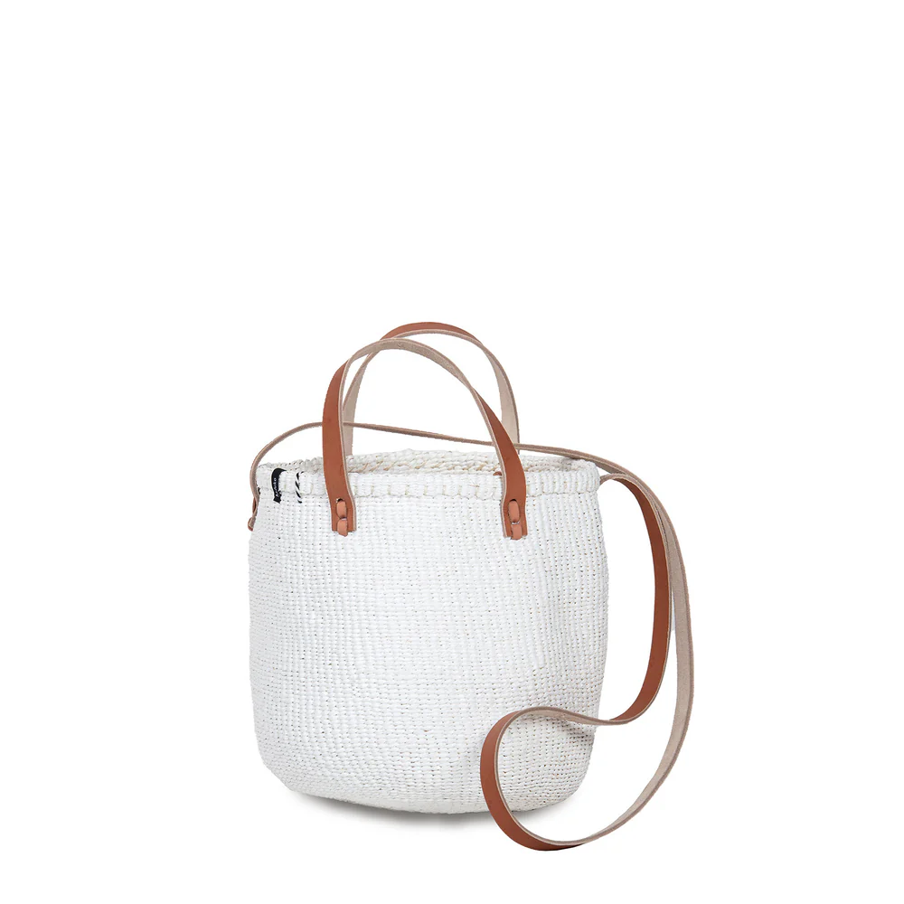 Kiondo crossbody basket bag | White S
