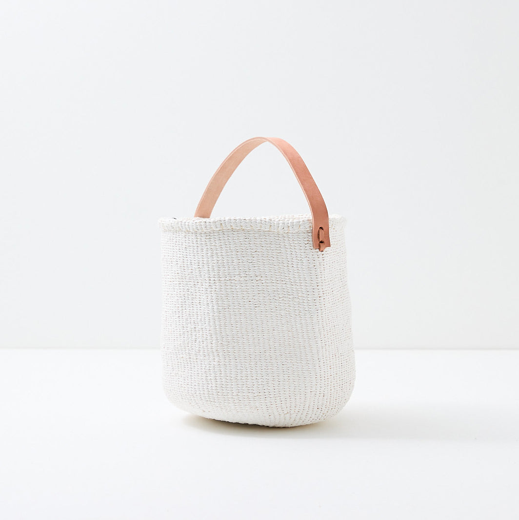 Kiondo basket | White with handle S
