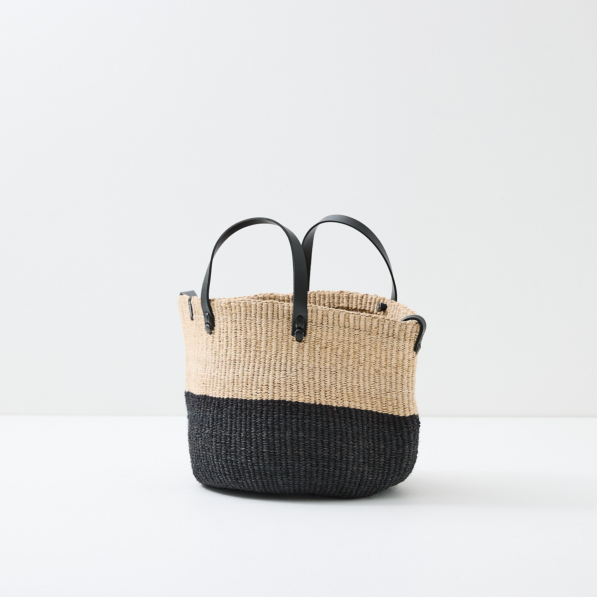 Majani shopper basket | Duo black S