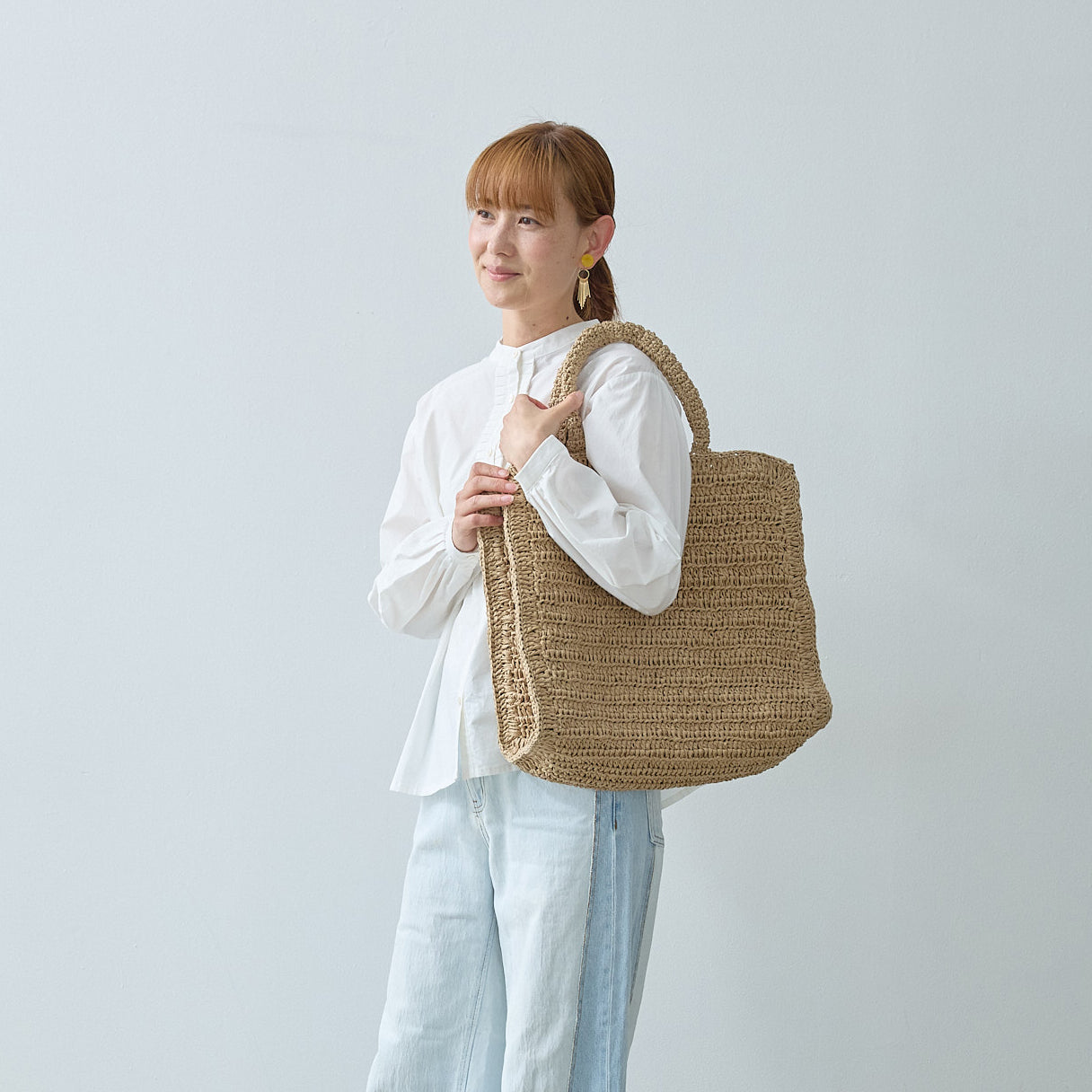 Crocheted bag | brown M