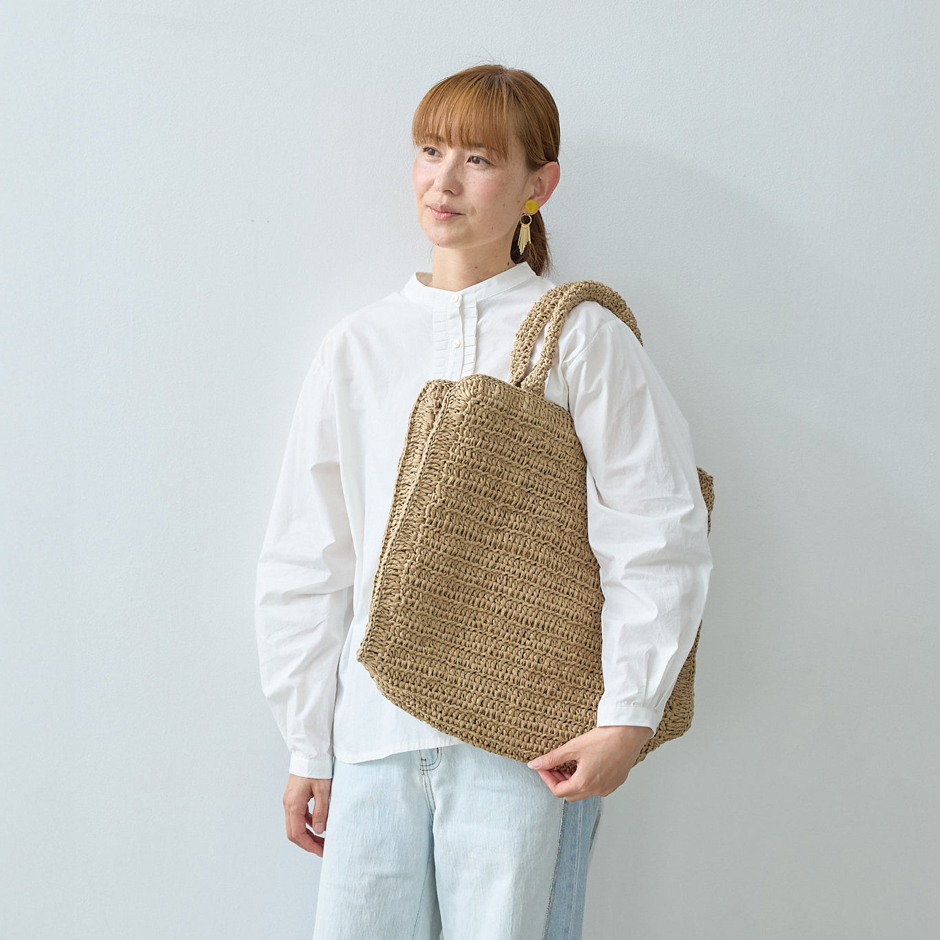 Crocheted bag | brown M