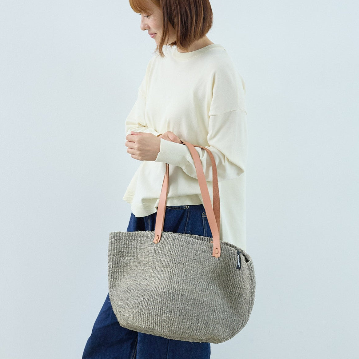 Kiondo shopper basket | Light grey M