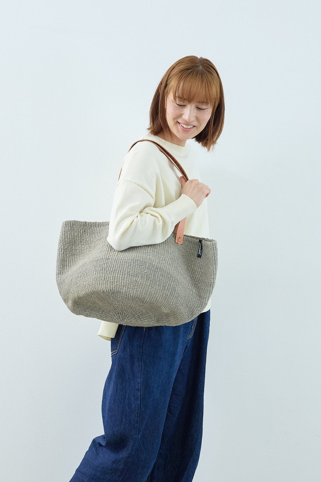 Kiondo shopper basket | Light grey M