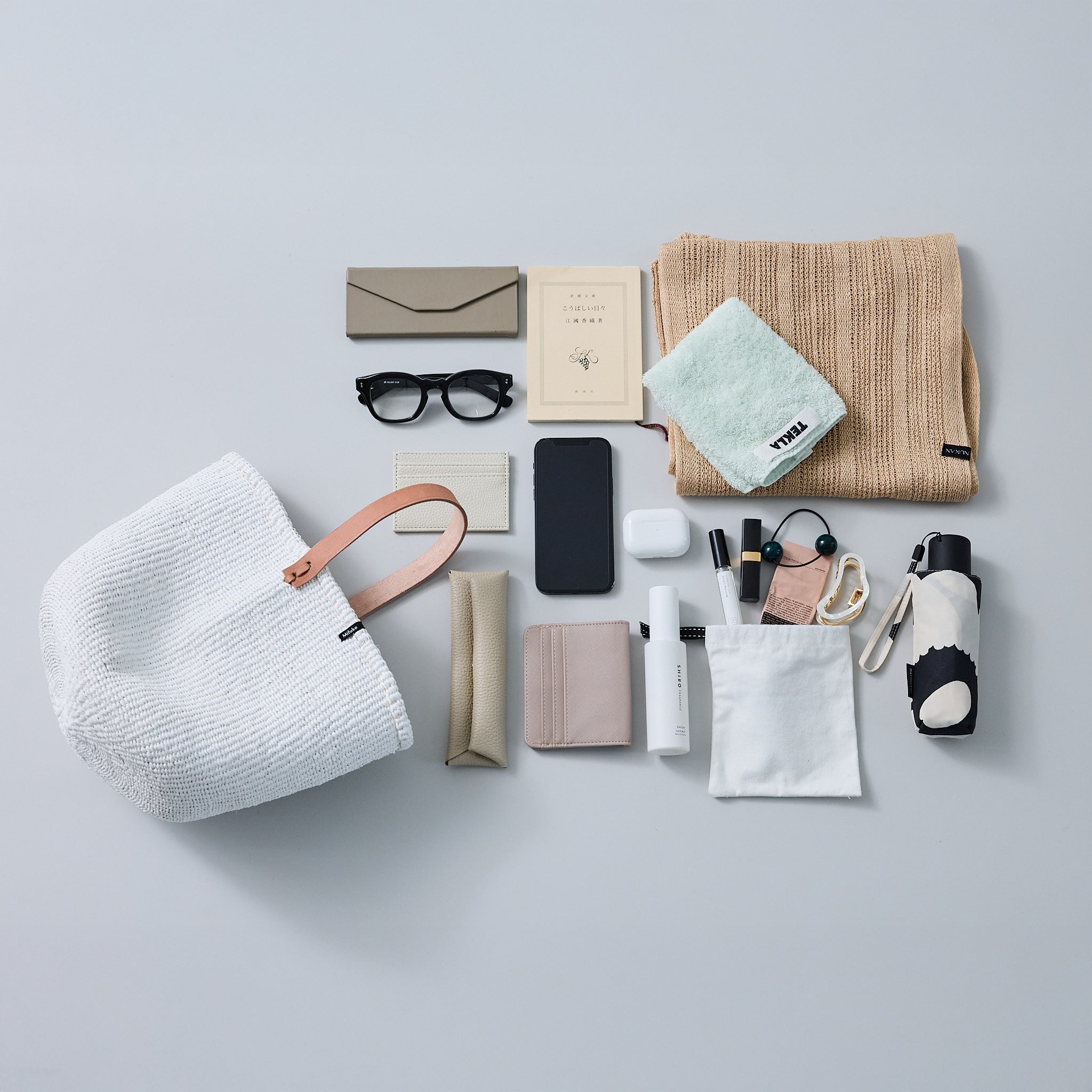 Kiondo basket | White with handle S