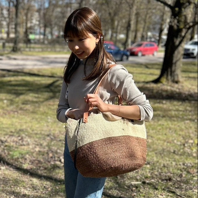 Kiondo shopper basket | dark brown M