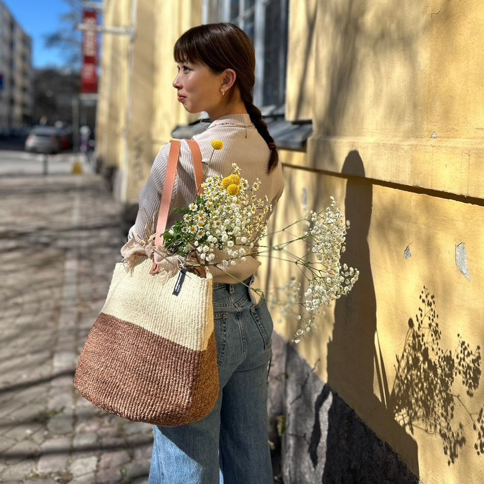 Kiondo shopper basket | dark brown M