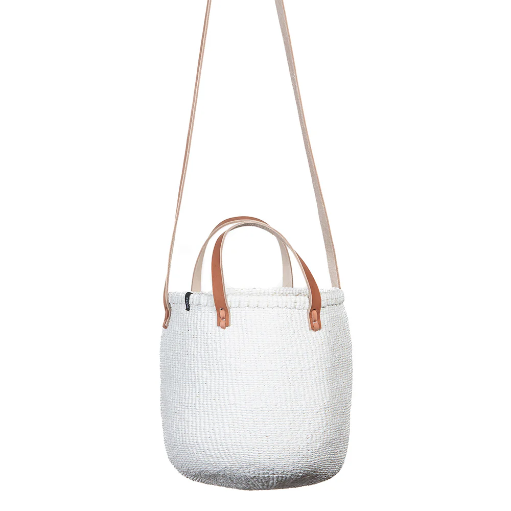 Kiondo crossbody basket bag | White S