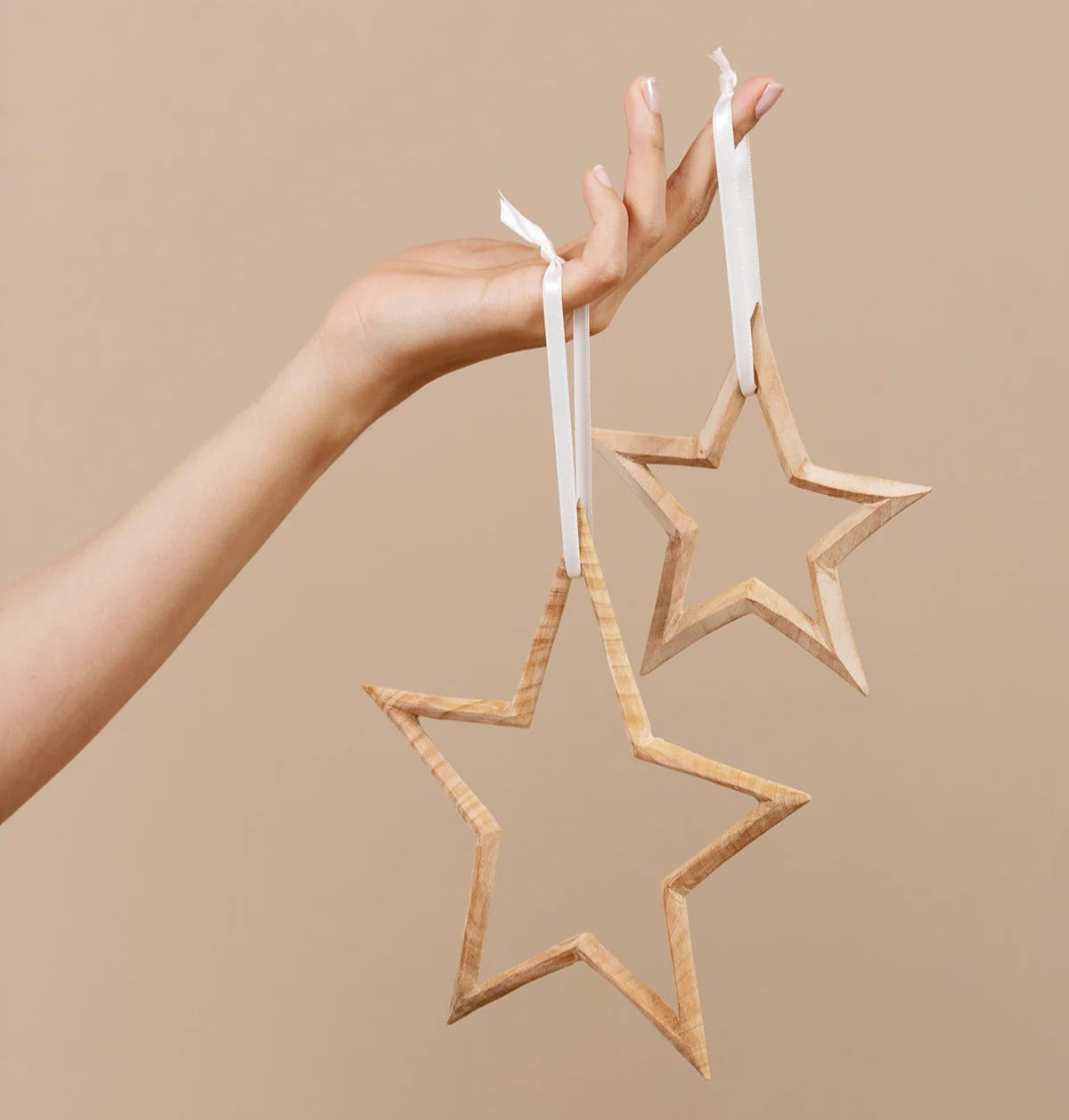 Wooden ornament | Star XS・S