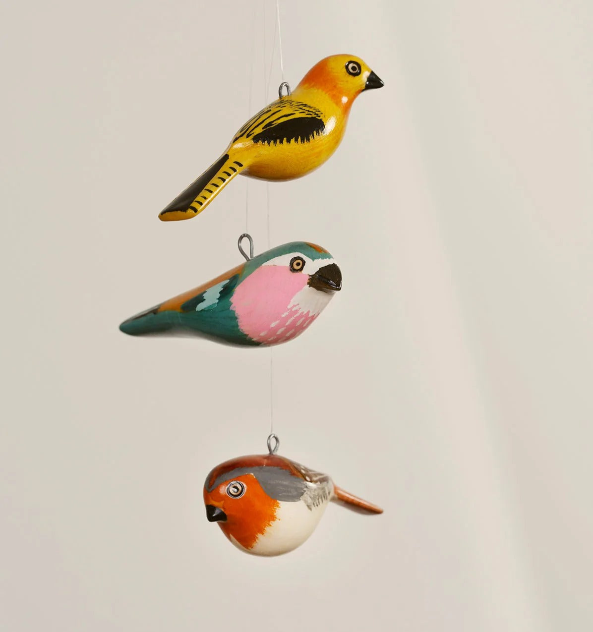 Wooden ornament | Robin（ヨーロッパコマドリ）