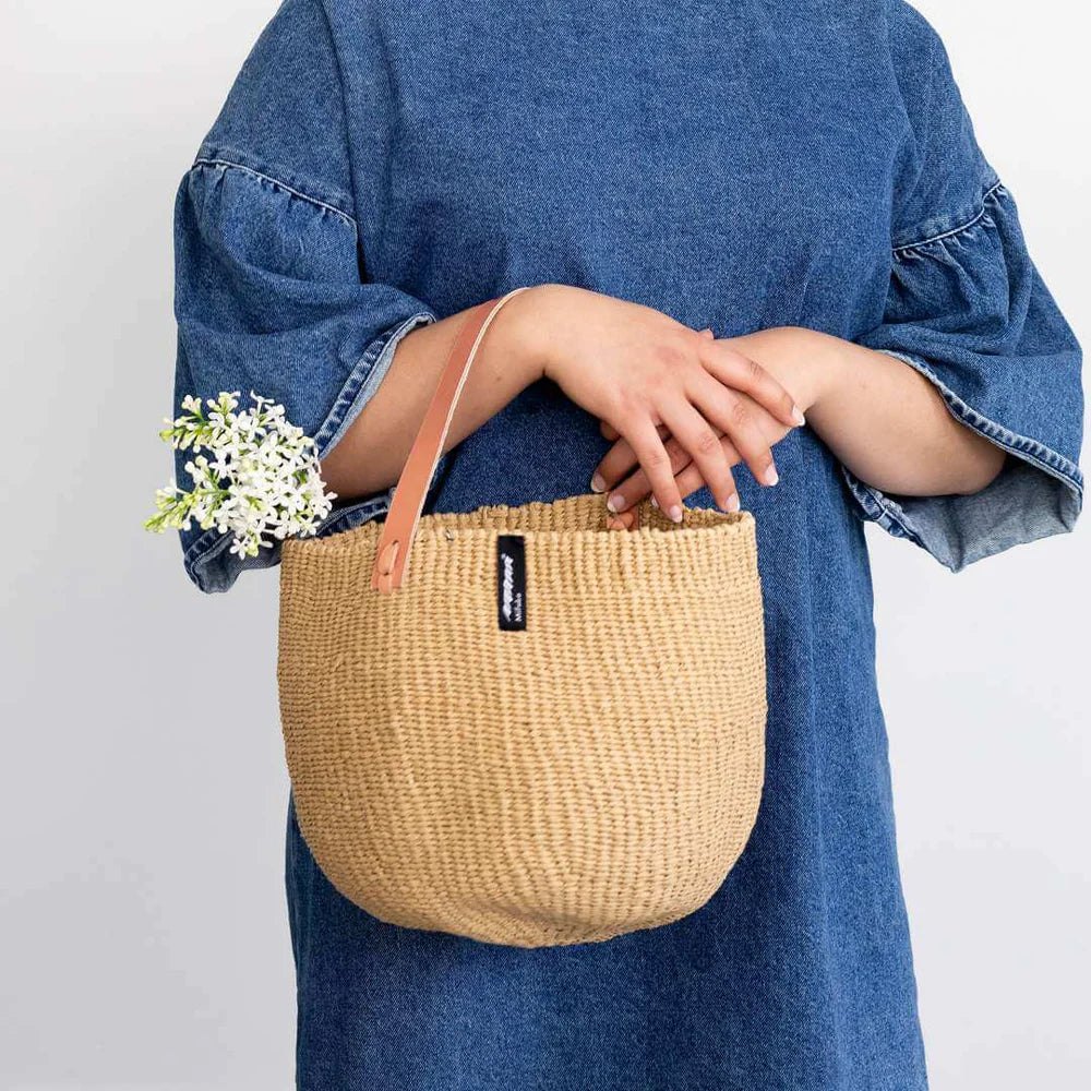 Kiondo basket | Brown with handle S