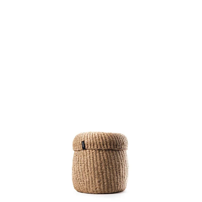 Kiondo basket with lid | Brown XS