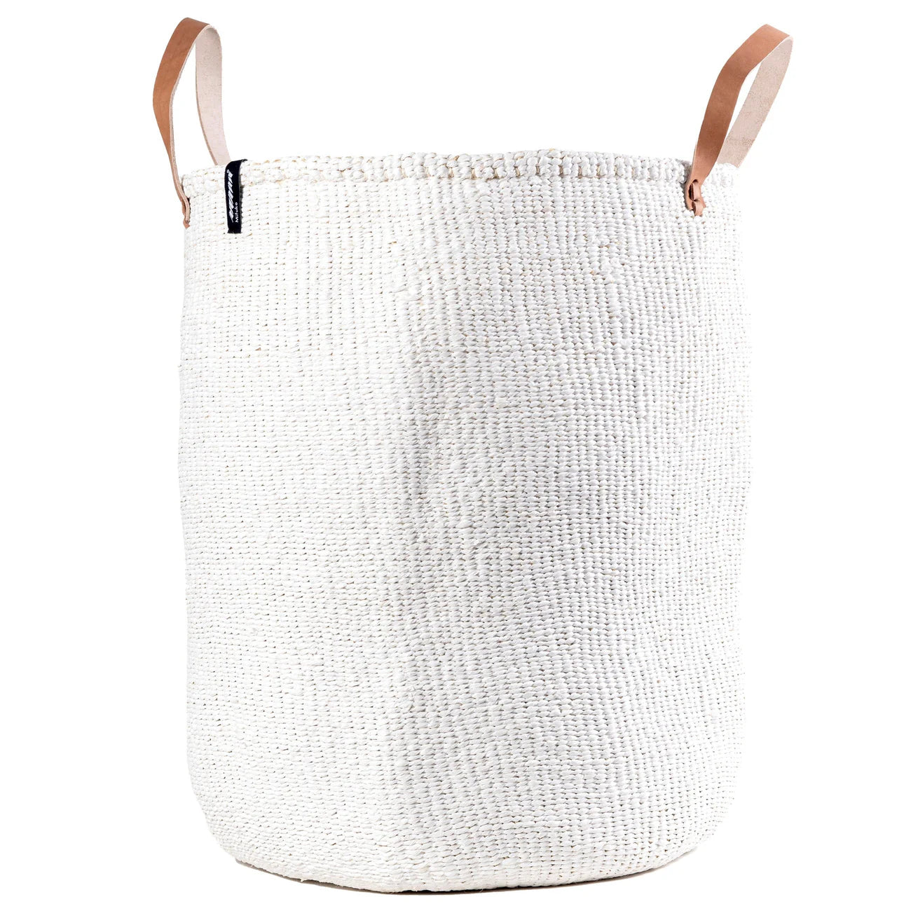 Kiondo floor basket | White with handles XL