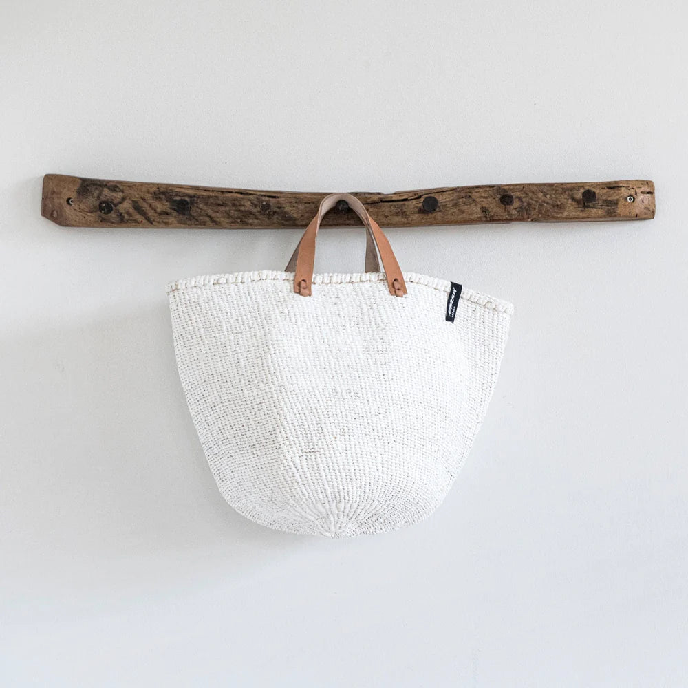 Kiondo market basket | White M