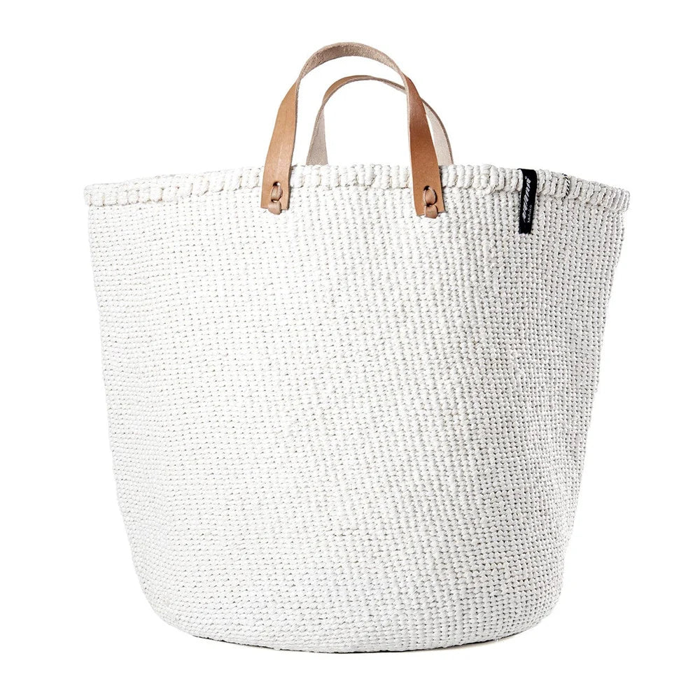 Kiondo market basket | White L